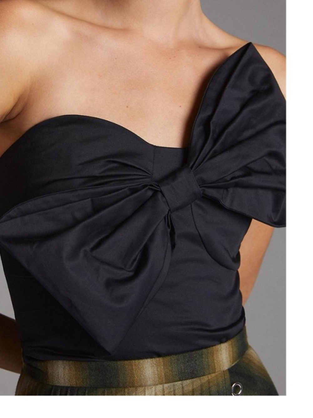 Hutch by Anthropologie Bow Tie Tube Top M Strapless Statement Top